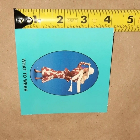 Vintage Barbie Card 1989 Barbie Just Us Girls Game Replacement Piece - Picture 6 of 6